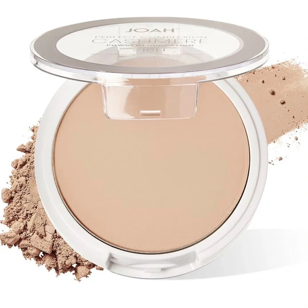 FW010 JOAH Perfect Complexion Cashmere Powder Foundation - Fair Warm
